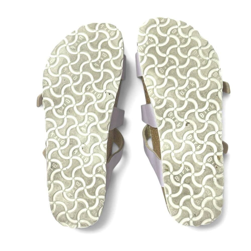 Birki's Nias Birkenstock Footbed Sandals Alloy Lavender Size 37 US 6 - Picture 9 of 10